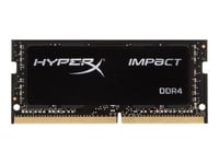 HyperX Impact - DDR4 - module - 8 Go - SO DIMM 260 broches - 2666 MHz / PC4-21300 - CL15 - 1.2 V - mémoire sans tampon - non ECC - noir