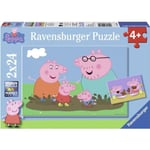 Puzzles Peppa Pig La vie de famille Ravensburger 2x24 pièces pour enfant dès 4 ans