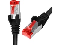 Spacetronik Kabelis Rj45 Cat 6 S/Ftp Awg27 Lszh Juoda 30M