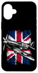 Coque pour iPhone 16 Plus Spitfire Historic World War II British Fighter Avion Apparel