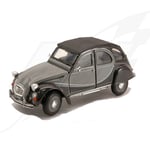 FR- Welly CITROEN 2 CV CHARLESTON 1980 GREY/BLACK 1:24 - WE4009G