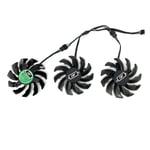 Ventilateur de refroidissement pour carte graphique Gigabyte AORUS GTX 1080 1070 Ti G1,75MM T128010SU 0.35A - Type black 3-Fan T12