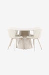 Venture Home - Matbord Lanzo med Lilja stol - Beige