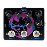 Caline DCP-08 Nightwolf - Pédale d'overdrive et de fuzz pour guitare