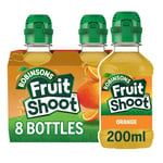 Robinsons Fruit Shoot Fruit Juice Orange, 8x200ml