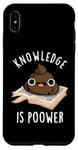 Coque pour iPhone XS Max Knowledge Is Poo-wer Jeu de mots amusant