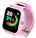 KURIO - Montre connectée Rose - Smart Watch pour Enfant et Adolescent - recommandée par Gulli - A partir de 6 Ans