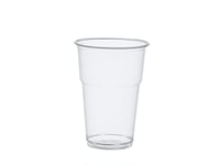 Papstar 16175, 400 Ml, Polyaktid (Pla), Transparent, 9,5 Cm, 132 Mm, 70 Styck