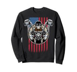 It's In The Blood Cool Classic Vintage Motorbike Men Women Sweatshirt