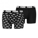 Sous Vêtement Boxer Puma Puma Men Everyday Aop Print Boxer 2p Noir