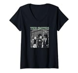 Womens The Smiths Band Shot Salford Lads Club By Stephen Wright V-Neck T-Shirt