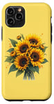 iPhone 11 Pro Yellow Sunflowers Cute summer flowers Floral Positivity Case