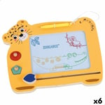 Tableau magique Woomax Zookabee Tigre Bois 30 x 2,5 x 26 cm [6 Unités]