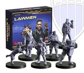 Monster Fight Club Cyberpunk Red Combat Zone Miniatures Expansion: Lawmen Starte