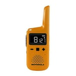 Motorola x2 Walkie Talkie TALKABOUT T72 ,Yellow , 8 Channels, IPS4 Weather Proof