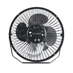 MY WAVE - Mini Ventilateur USB - Gris - Ventilateur de Table 5 V - Transport Facile - Interrupteur 1 Vitesse - Dimensions 14,9 x 9,6 x 14,6 cm