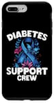 Coque pour iPhone 7 Plus/8 Plus Diabetes Support Crew Month Ribbon Type1 T1D Type 2 T2D Mom