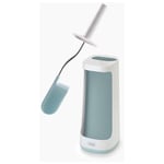 Joseph&joseph - Joseph Joseph Flex™ Plus Brosse de toilette avec support de rangement, Bleu clair (70507)