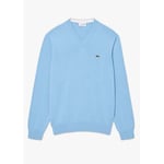 Sweat-shirt Lacoste  Pull col V  bleu