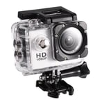 Mini DV Sports Camera,Action Camera 4K WiFi Waterproof 30m Outdoor Sports Video DV Camera 1080P Full HD LCD Mini Camcorder Mounting Accessories Kits(white)