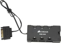 Corsair RGB LED Fan Hub Controller - Black, Pack of 1 