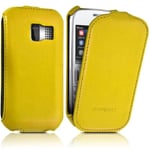 Housse Etui Coque Rigide - Nokia - Asha 302 - Jaune - Protection Écran - Accès Facile