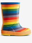 Hunter Kids First Rainbow Wellington Boots - Multi, Multi, Size 6 Younger