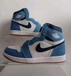 NIKE AIR JORDAN 1 RETRO HIGH OG ,,Denim'' SIZE UK 8.5 EUR 43 (FQ2947 100)