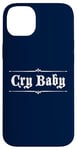 Coque pour iPhone 14 Plus Design gothique original CRY BABY