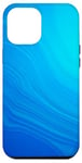 Coque pour iPhone 12 Pro Max Bleu minimaliste