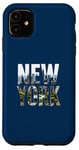 Coque pour iPhone 11 New York Vacances Voyage Outfit New York