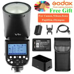 Godox V1C V1N V1S V1O V1F 2.4G TTL Speedlite Flash Light For Canon Nikon Sony