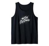 Merry Christmas - Happy Holiday - Happy New Year - Xmas Tree Tank Top