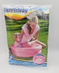 Bestway Baby Paddling Splash Pool 2 Foot Wide approx 61 x 15 cm 2 Ring PINK KIDS