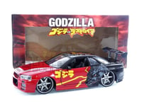 JADA TOYS 1/24 - NISSAN SKYLINE GT-R (R34) GODZILLA 35133R/BK