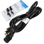 HQRP AC Power Cord for KRK Rokit 5 6 8 RP5G2 RP6G2 RPG2 RP8G2 VXT8 VXT6 VXT4