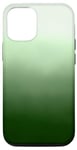 iPhone 13 Pro Boho Forest Ombre Dip Dye Fading Green Color Gradient Case