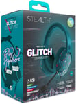 Stealth Panther Casque de Gaming Glitch - Sarcelle, Casque de Gaming Supra-Auriculaire Compatible avec PS4/PS5, Xbox, Switch, PC avec Micro Flexible, Prise 3,5mm, Câble 1,5m, Léger et Confortable