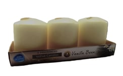 Vanilla Bean Votive Candle Set 3 Scented Candles Infused With Coconut Sandalwood