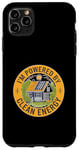 Coque pour iPhone 11 Pro Max I'M POWERED BY CLEAN ENERGY Solar Power Change Climat Sun