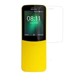 Nokia 8110 upea kirkas LCD silikooninen pehmeä näyttö suojakalvo - Transparentti Läpinäkyvä