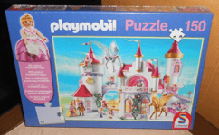 puzzle 150 pièces PLAYMOBIL château princesse + personnage, sous blister