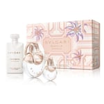 Bvlgari Omnia Crystalline 100ml EDT, 15ml EDT Spray & 75ml Body Lotion Gift Set