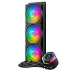 Cooler Master MasterLiquid 360 Ion Watercooler pour CPU - Écran LCD 2.1", Watercooling AIO, Pompe à Double Chambre Gen X, Ventilateurs Mobius 120P ARGB, RGB Adressable Gen 2, Brackets LGA1700 & AM5