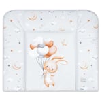 Matelas à langer lavable 75 x 72 cm - Pour table à langer, commode à langer, lit d'enfant Lapin