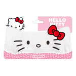 CERDÁ LIFE'S LITTLE MOMENTS Bandeau de maquillage Hello Kitty - Doux et réglable - Idéal pour le nettoyage du visage, du maquillage et du spa