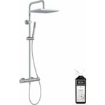 Colonne de douche thermostatique Jacob Delafon Brigitte + nettoyant Briochin