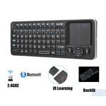 Mini clavier sans fil avec souris TouchSub,contrôle à distance pour Android TV Box,IPTV,HTPC,PC,2.4 mesurz - Type K06 US