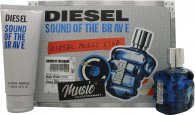 Diesel Sound of The Brave Gift Set 50ml EDT + 100ml Shower Gel