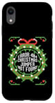 iPhone XR ERROR 404 CHRISTMAS JUMPER NOT FOUND Funny Ugly Sweater Meme Case